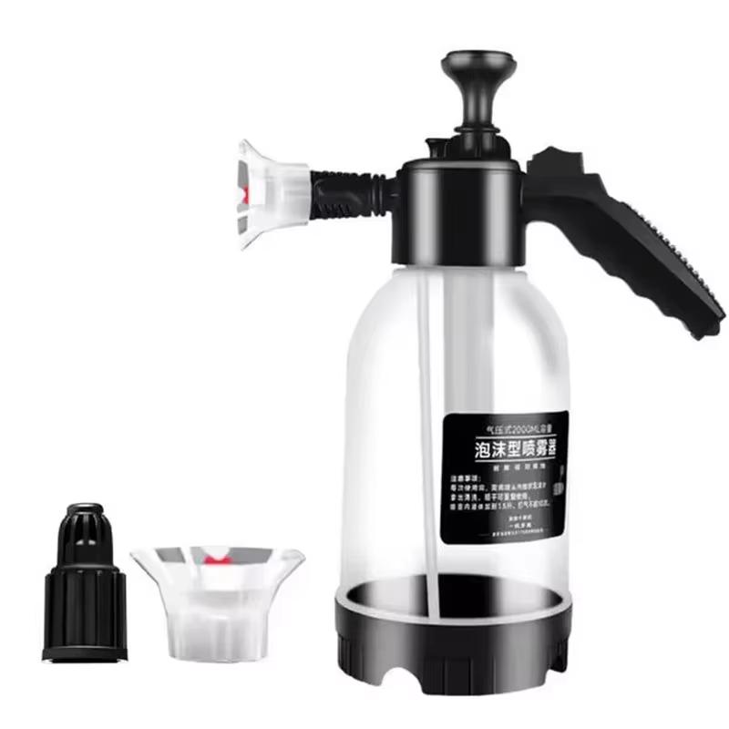 

2L Hand Pump Foam Sprayer Nozzle Hand Pneumatic Foam Cannon Snow Foam Car Wash Spray Bottle Car Window Cleaning белый