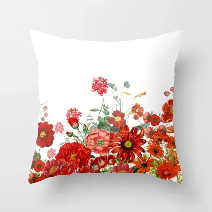 Home Decor Colorful Patterns: Floral & Geometric Throw Pillows Pattern Cushion Cover Suitable For Sofa Bedroom Car Pillow Cover