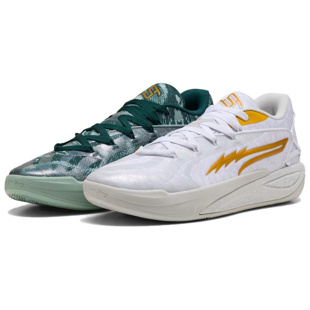 Harry Potter x Puma Stewie 4 Nagini and Hedwig Γυναικεία Αθλητικά Παπούτσια Λευκό Πράσινο-Έδαφος 312373-01