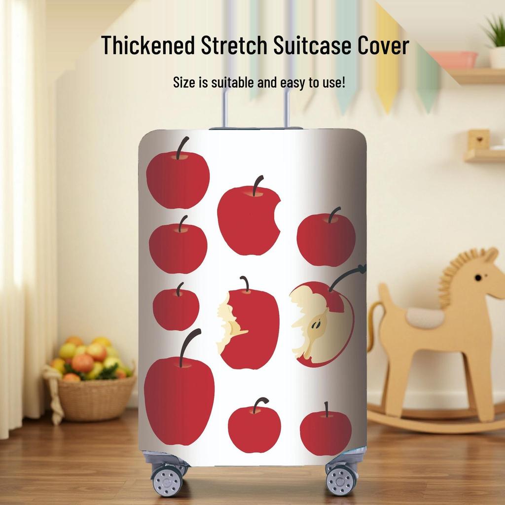 Kratz- und verschleißfeste bedruckte Gepäckschutzhülle: Dicke, elastische, staubdichte Hülle