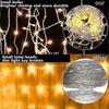 Ali Grandi Luminose a LED per Adulti Luce Calda Ala Dorata Mantello Farfalla Performance da Bar Oggetti di Scena Fluorescenti, Vestiti Decorativi per Halloween