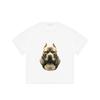 Herren Schwarz T-Shirt Mit Pitbull Hund Grafik Und Logo Druck Lässiger Streetwear Stil Für Den Alltag