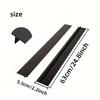 1PC 63cm/24.8inch Silicone Kitchen Gap Cover Strip Oil/Dustproof/Waterproof Heat Resistant Seal Gap Filler Home Kitchen