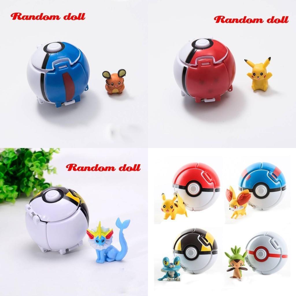 Transforming Elf Ball Pocket Monster Toy Ball With Touch-sensing Explosions Abs Material 7cm Diameter