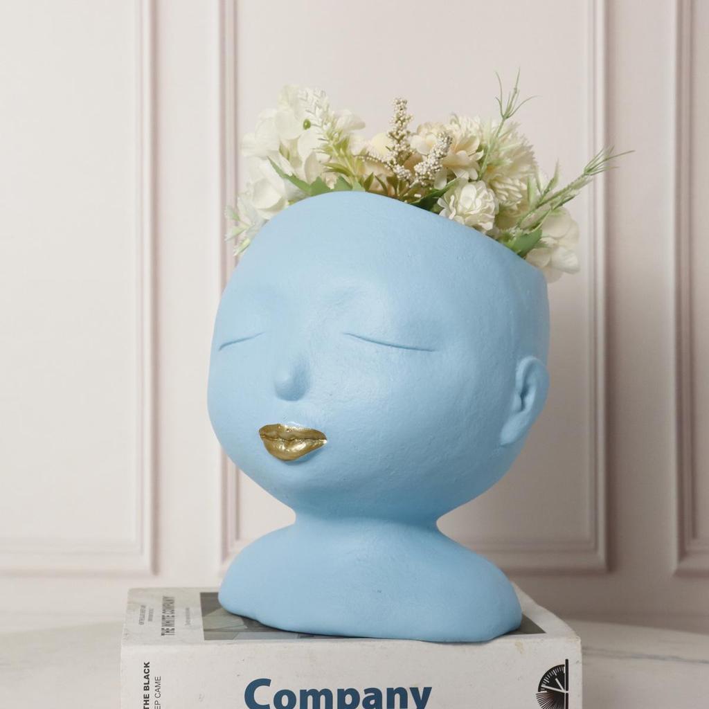 Modern Resin Vase Ornament & Storage Jar - Elegant Home Decoration for Living Rooms