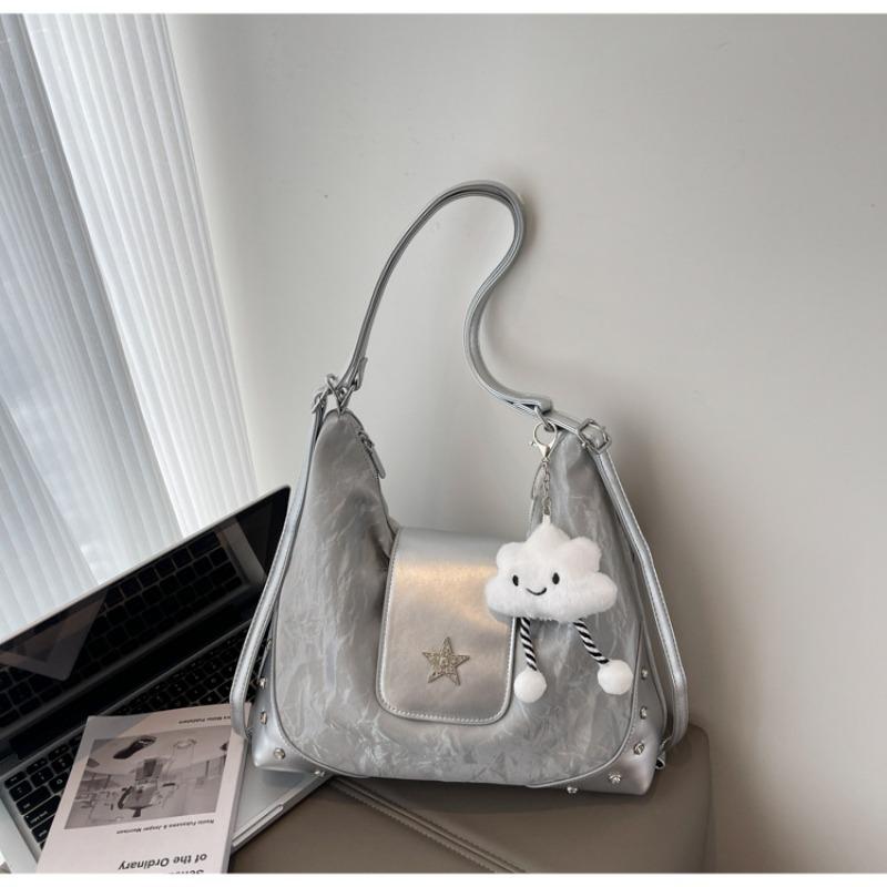 Large Capacity Bag Women's Summer New Shoulder Commuter Tote Bag Multi-functional Backpack