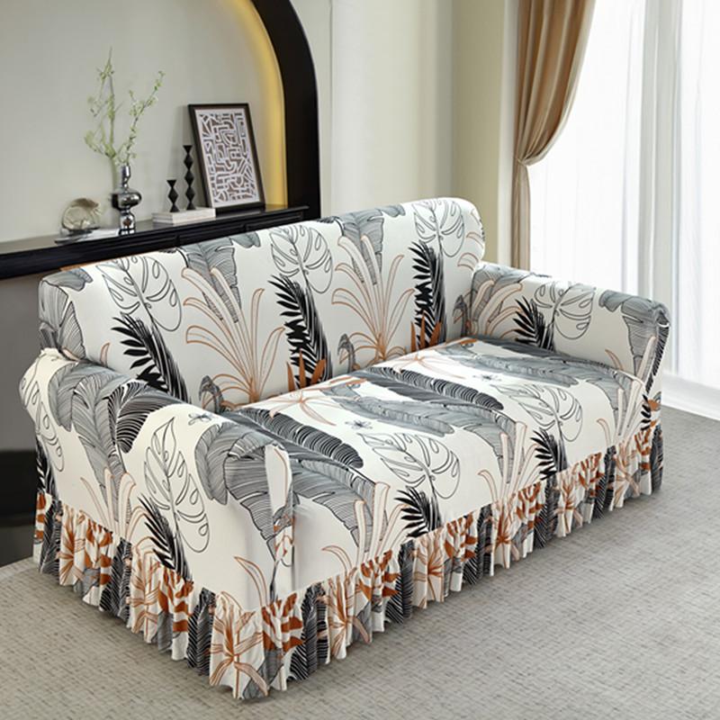 Skirt Sofa Cover Universal Elastic Sofa Cover All-Inclusive Universal Combination Sofa Cover