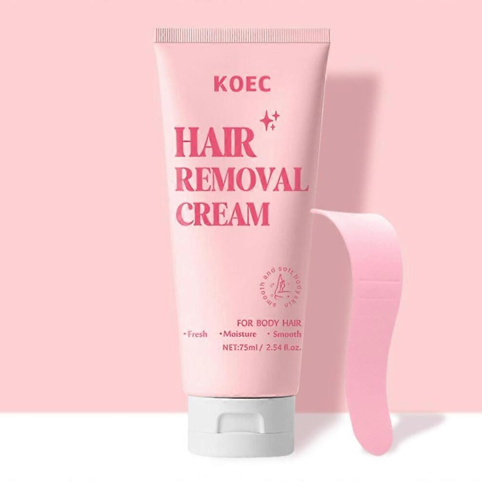 (3 pièces)Crème dépilatoire pour visage et corps 75ml Hypoallergénique Sans douleur Épilation pour hommes Femmes