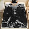 1PC The Vampire Patterned Flannel Blanket Suitable For All Seasons for Home Decor Warmth and Comfort Gifts Holiday Present