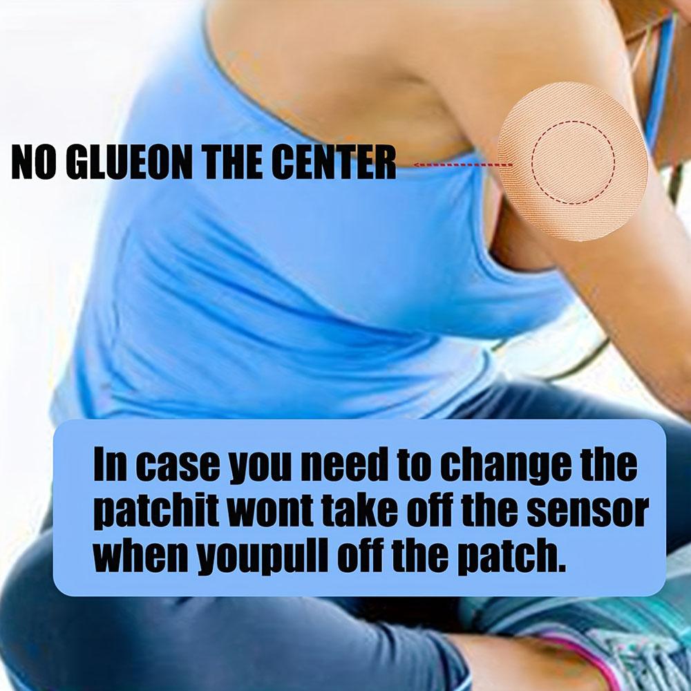Durable And Safe Freestyle Sensor Cover For Libre 2 Waterproof Patches Hypoallergenic & Latex-Free 14 Days No Glue In Center 20 Pack