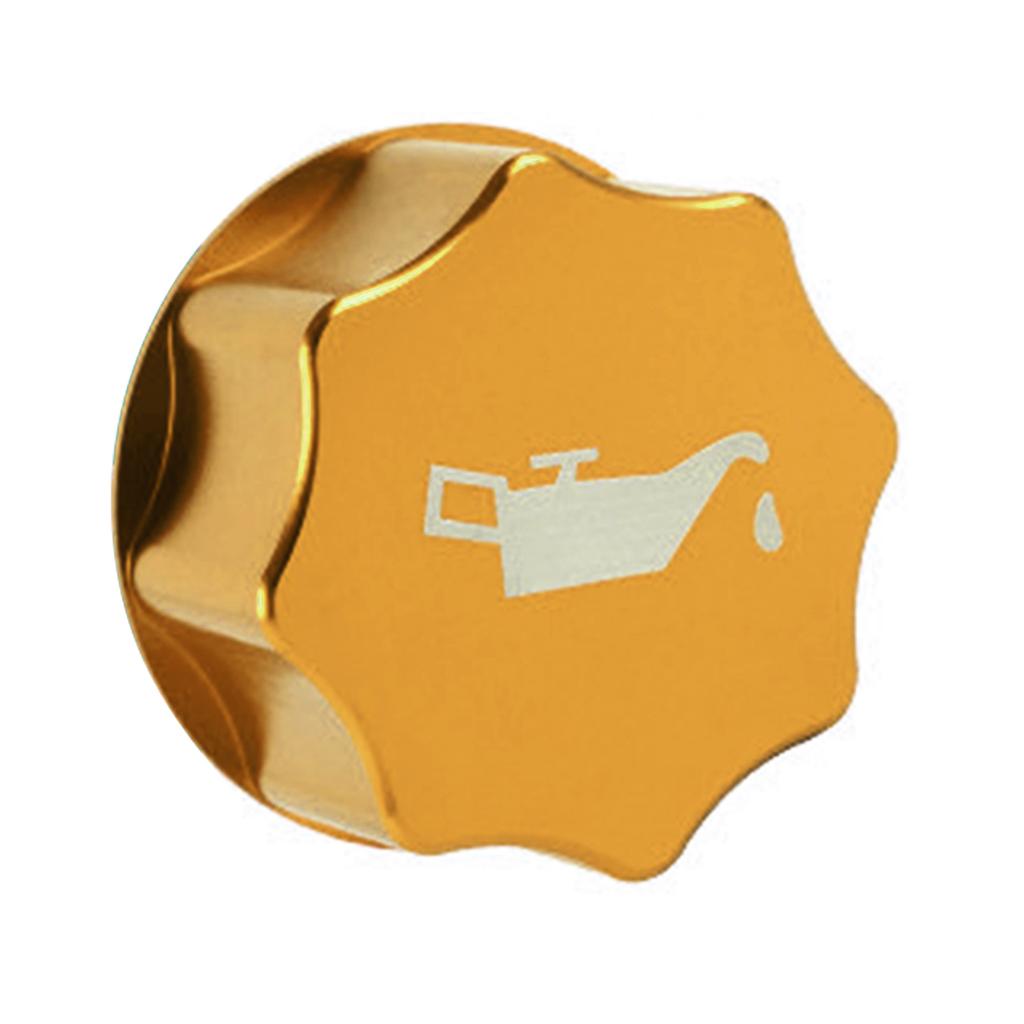 Universal Aluminum Car Engine Oil Caps Corrosions ResistantEngine Oil Filler Caps Easy To Install Stylish Fuels Covers