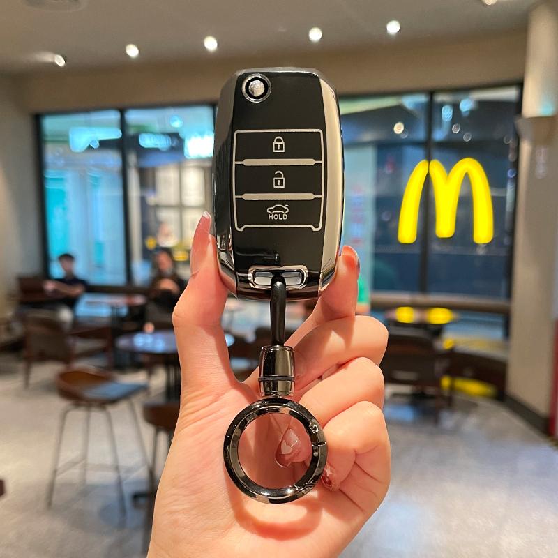 TPU Car Key Case Cover Keychain For Kia Picanto Sportage GT RIO 3 Cerato Soul K5 Ceed Optima Seltos SorentoForteStingerTelluride Hbsp50