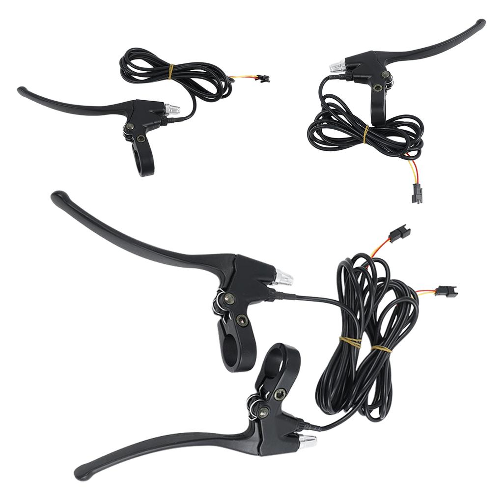 Electric Bike Brake Handlebar Cut-off Switch 1.7m Cable SM Plug Return Universal Scooter Lever