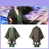 Urahara Kisuke Cosplay Costume Grey And Green Polyester Outfit For Anime Fans