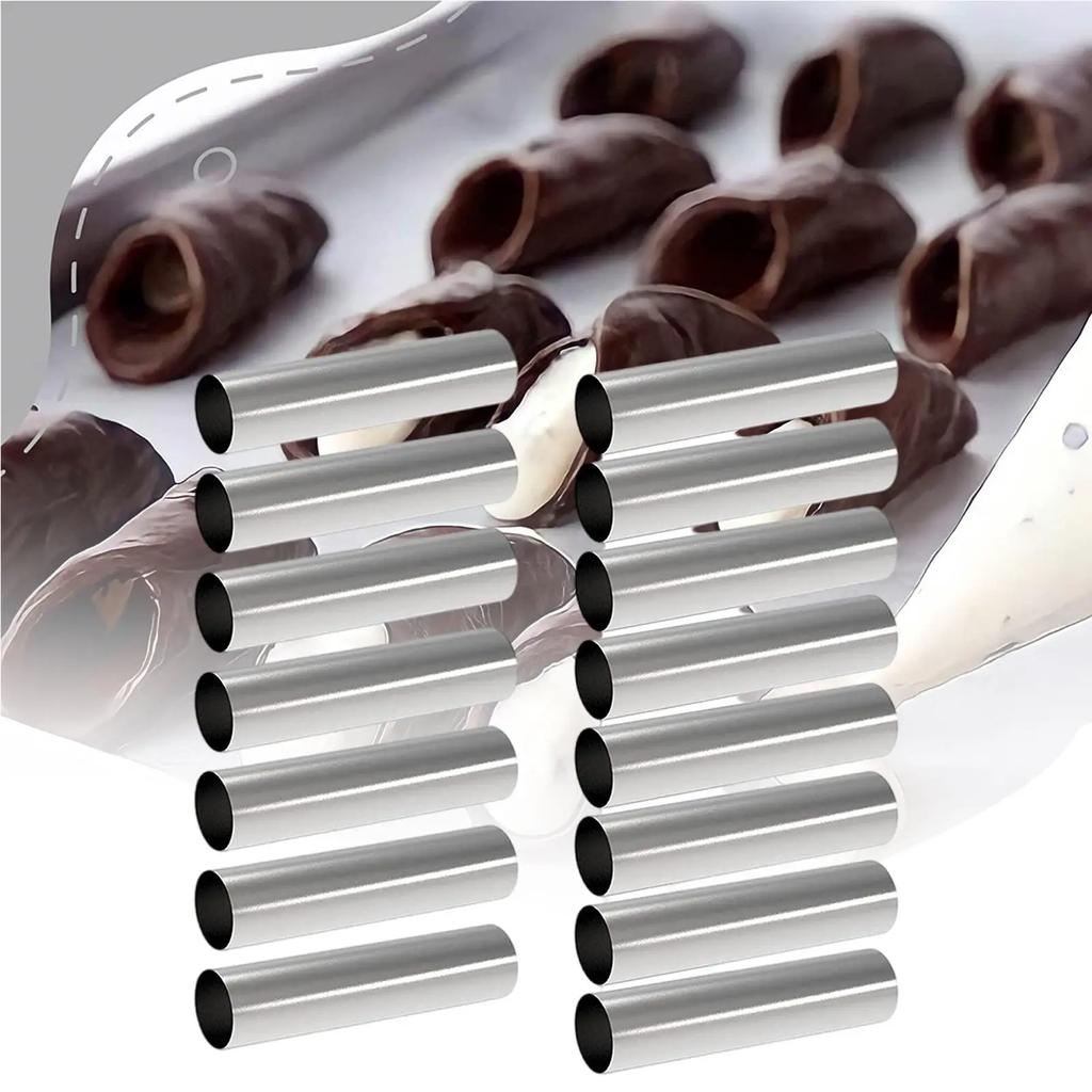 15 ks/sada Trubičky na cannoli Formičky na pečení Nástroje na pečení Forma na dortové rohy pro výrobu máslových rohlíčků, zmrzliny, palačinkových roliček, kornoutků Kit Dekorace
