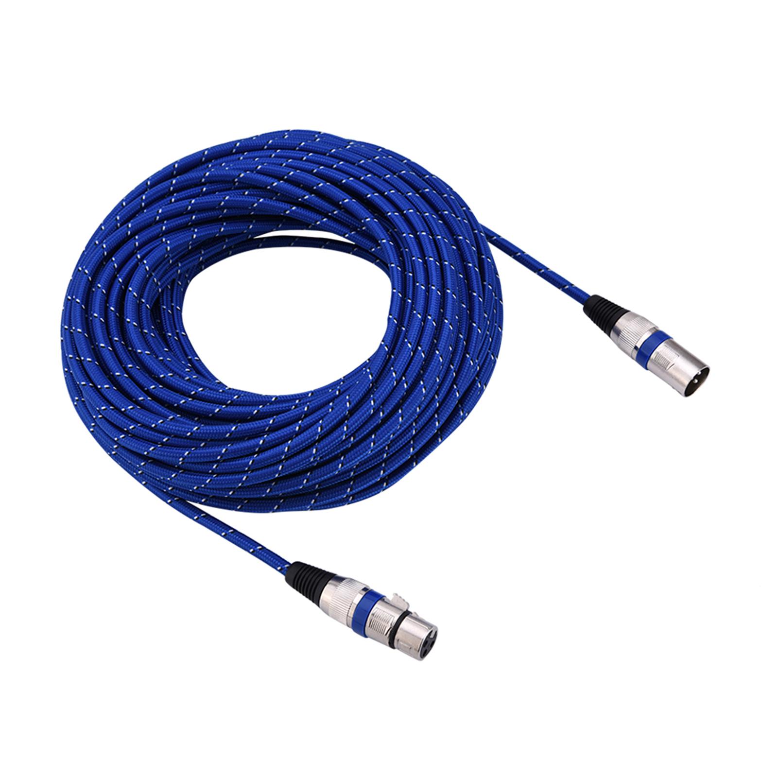 

XLR Male to Female Plug Balance 3pin Microphone MIC o Cable 20meters 1.8 meters