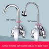 Brass Surface-Mounted Hot & Cold Water Mixing Faucet
