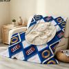 Sonic Printed Flannel Blanket, soft throw for bedroom sofa, washable, Christmas present, great gift.