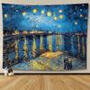 Van Gogh Art Tapestry Abstract Hippie Tapestry Vintage Aesthetics Tapestry Wall Hanging Tapestries Dorm Art Living Room Bedroom