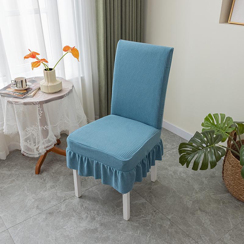 Elastic One-Piece Dining Chair & Stool Cover - Cross-Border Design