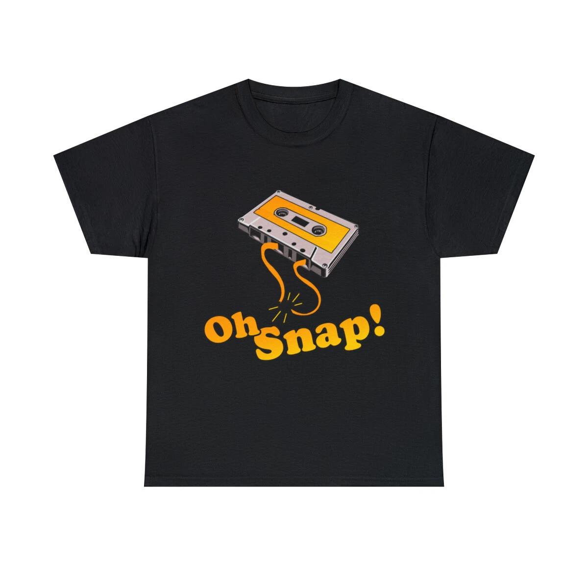 

Футболка с графическим принтом «Oh Snap 80 s Cassette Tape», S-5XL 3XL