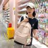 Stylish High-capacity Nylon Backpack For Casual Travel Neutral Design Waterproof