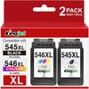 Cartouche d'encre - 1001 PILES BATTERIES - PG-545XL CL-546XL - Compatible Canon - Pack de 2 - Haute capacité