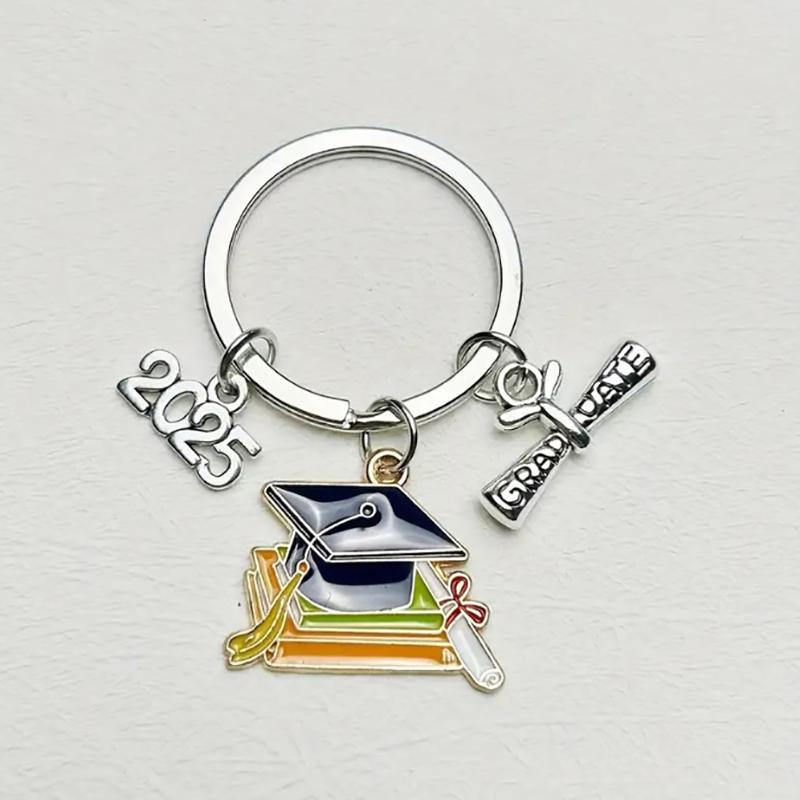2025 Бакалаврская шляпа Книга Шляпа Брелок Подарок на выпускной сезон Брелок Подвеска A3