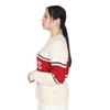Chums College Knit Crew Top In White Women's