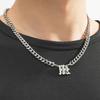 Stainless Steel English Letter Pendant Cuban Necklace - Hip-Hop Trend