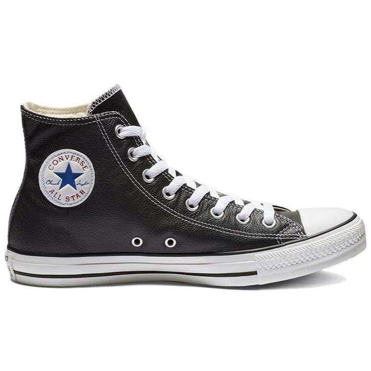 Converse Chuck Taylor All Star Leather High Black Unisex Sneakers 132170C