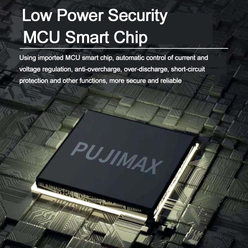 PUJIMAX LCD Intelligent Display Charger PJ-LCD005 for 1-4 AA/AAA Ni-MH/Ni-CD Batteries