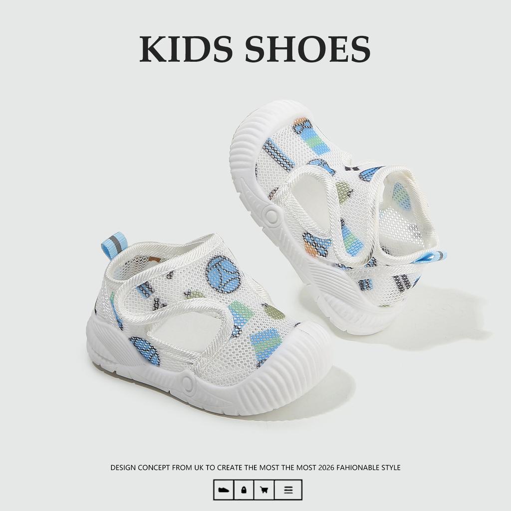 Baby Walking Shoes Breathable Summer Soft Soled Mesh Shoes for Boys and Girls Baby Sandals Child Non-slip Floor Shoes