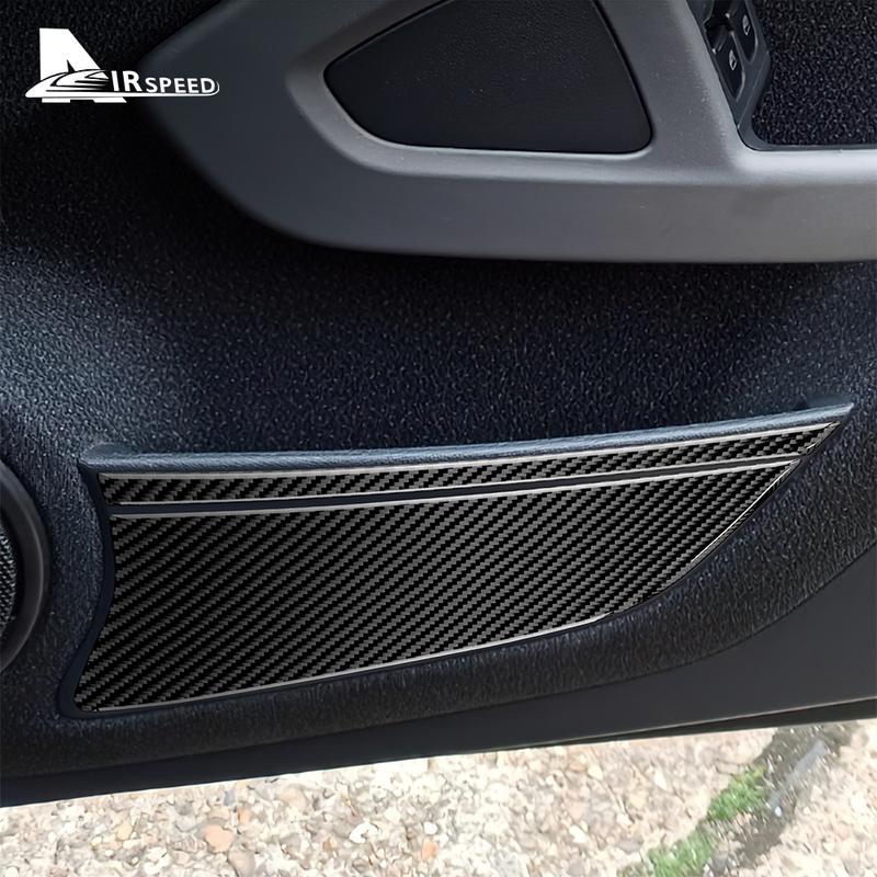 Ekte Mykt Karbonfiber for Mercedes Benz Smart 451 Fortwo 2011 2012 2013 2014 2015 Side Dør Oppbevaring Klistremerke Dekorasjon Tilbehør