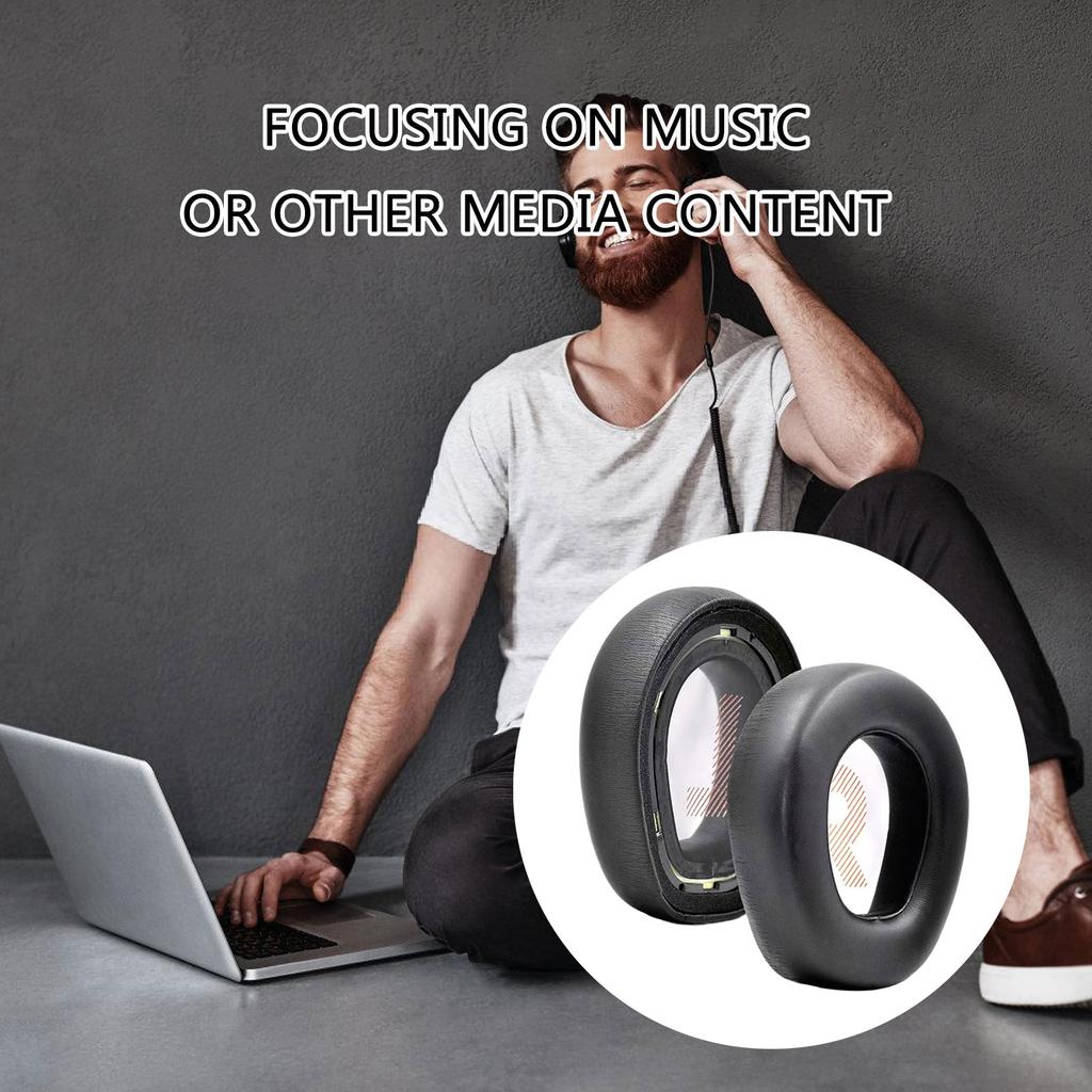 Memory Foam Ear Pad Ear Cushions Compatible for QuantumOne Headsets Earpads for Enhances Comfort Noise Isolation