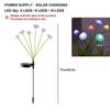 10LED Light Source Solar Jellyfish Light Silicone Material Waterproof Lawn Lamp  Yard Atmosphere