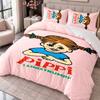 Pippi Longstocking 3Pcs Bedding Set Duvet Cover With Two Pillowcases For Bedroom Home Decoration