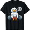Release The Quackin Duck Gym Weightlifting Bodybuilder T-Shirt Graphic T Shirts women and man Clothing  Streetwear Camisetas
