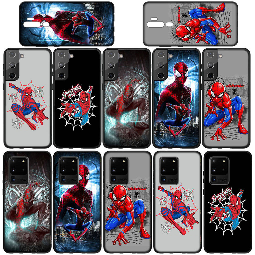 For iPhone 17 16 15 Xiaomi Poco F7 F8 X7 X6 C85 C75 C71 M8 Redmi Note 14 13 12 11 Pro Max 14C 13C 15C A4 Phone Case Marvel Spider Man Spiderman Cover