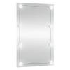 Wall Mirror with LED Lights 40x60 cm Rectangular Glass