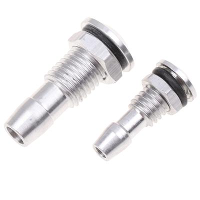 2 Pcs New Silver M6/M8 Aluminum Water Outlets Thread With O-ring Screws For RC Boat M6 Hot