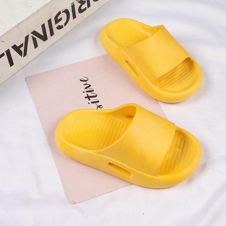 Fashionable Solid Color EVA Slippers for Boys And Girls Classic Basic Anti-Slip Cool Slippers Lightweight Home Bathing Shoes