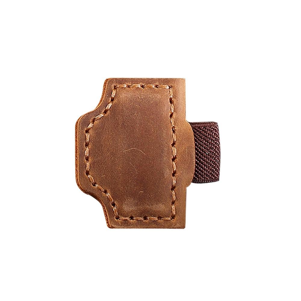 Retro Double-sided Magnetic Bookmark Pen Clip Leather Page Divider Multifunctional Colorful Staionery Supplies Students