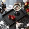 Travertine Wabi-Sabi Tray: Aromatherapy Storage, Luxury Bathroom Ornament, Living Room Decoration.