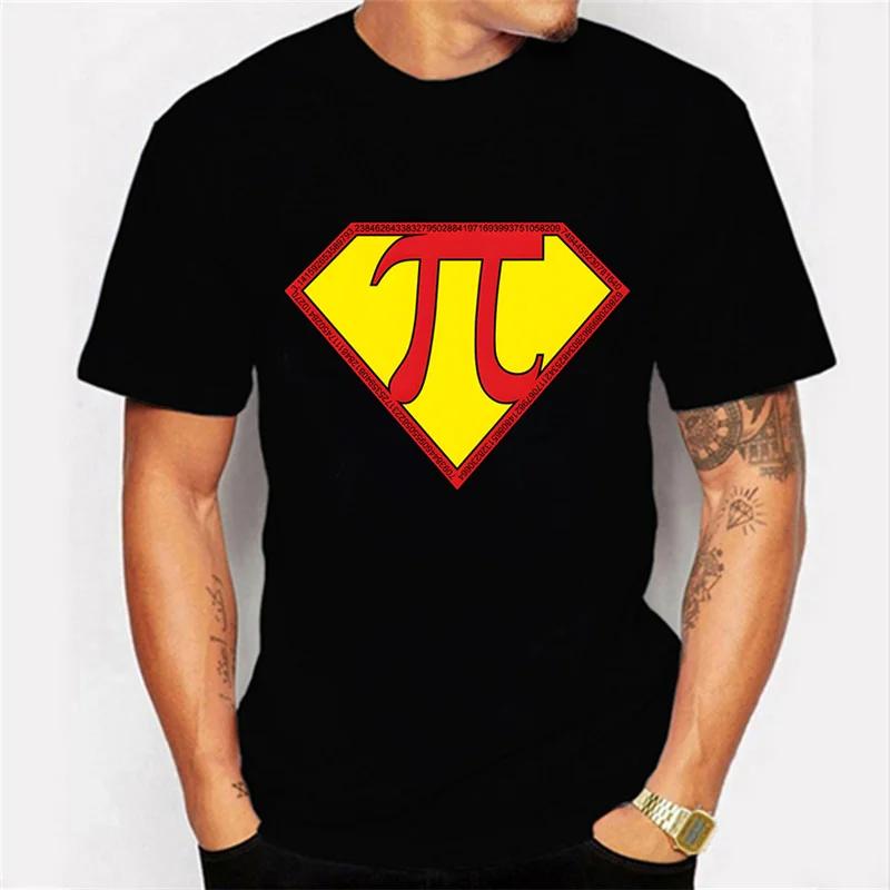 

Летняя мужская футболка с коротким рукавом, мужская футболка Pi, символ эскиза, футболка большого размера, мужской топ, футболка, мужская футболка по математике, одежда 6XL