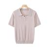 Mom's Summer 2026 Fashion: Ice Silk Knitwear, Short Sleeve Top for Middle-Aged & Elderly Women