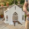 Heavy-Duty Solar Bird Feeder Solar-Powered Metal Bird House Hanging Wild Bird Feeder  Various Birds