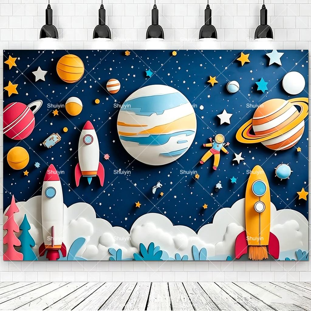 Astronaut, Rocket, Planet, Astronaut, Decorations for Kids, Party Supplies, Baby Photography Accessories, Gifts