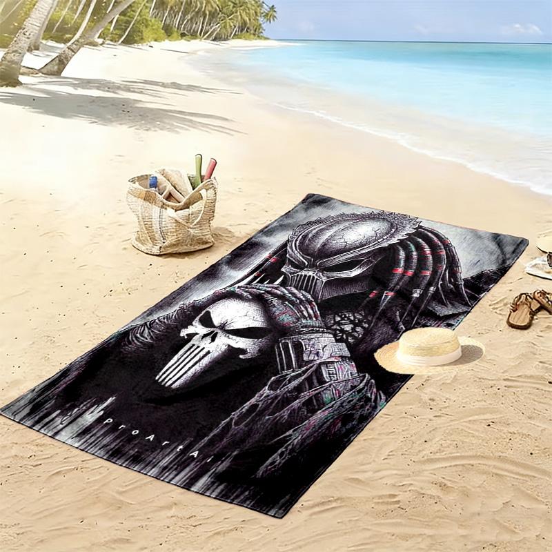 Predator Print Beach Towel, Large Soft Quick Dry Towel for Beach Camping Swimming