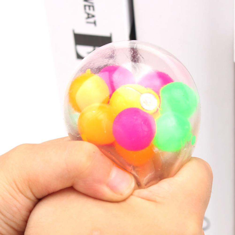 3 Pcs/Set Stress Relief Balls Toys Squeezing Balls for Stress Relief and Better Focus Toy for Kids